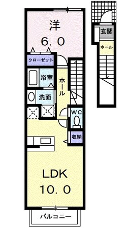 サン・ライズの物件間取画像